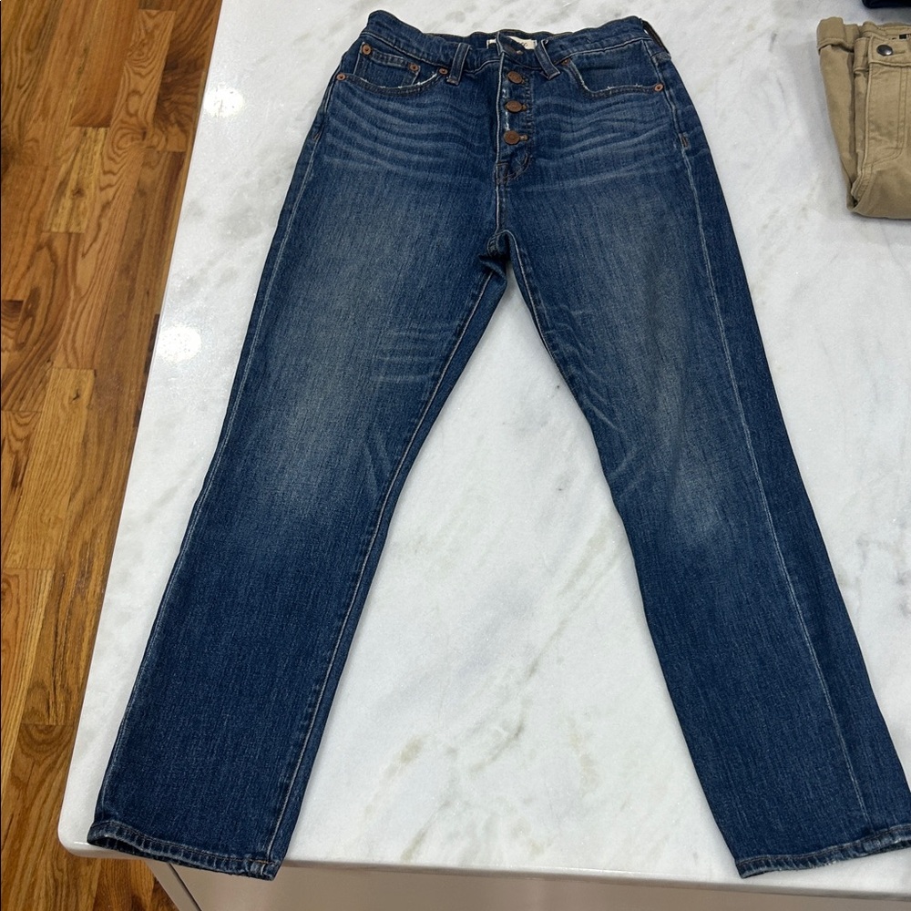 Madewell The Perfect Vintage Jean Classic Blue Denim Jeans